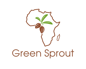 African Cocoa Agriculture  logo design