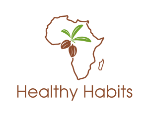 African Cocoa Agriculture  logo design