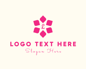 Flower - Star Flower Petals logo design