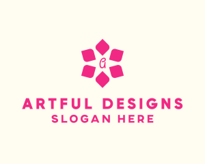 Star Flower Petals logo design