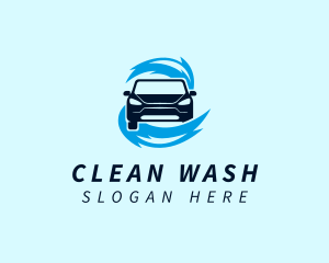 Washing - Clean Car Wash logo design