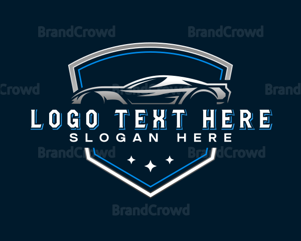 Sedan Vehicle Garage Logo