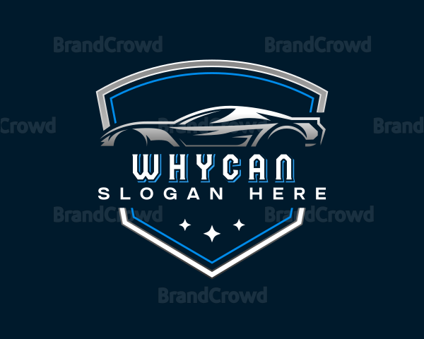 Sedan Vehicle Garage Logo