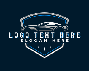 Garage - Sedan Vehicle Garage logo design