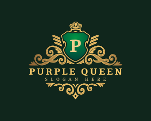 Elegant Royal Shield  logo design