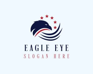 United States Eagle Patriot logo design