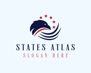 United States Eagle Patriot logo design