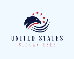 United States Eagle Patriot logo design