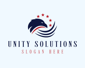 United States Eagle Patriot logo design