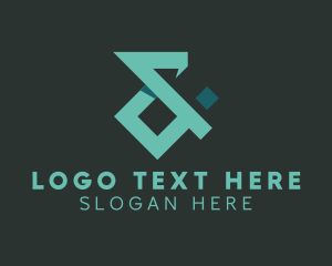 Ampersand - Abstract Geometric Ampersand logo design