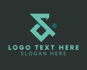 Font - Abstract Geometric Ampersand logo design