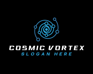 Vortex - Technology Cyber Vortex logo design