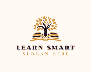 Tutoring - Publisher Book Tree logo design