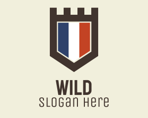 Symbol - French Flag Crest logo design