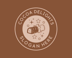 Sweet Chocolate Dessert logo design