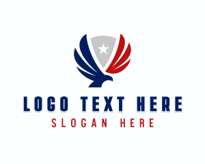 Political - Eagle Patriot Veteran logo design