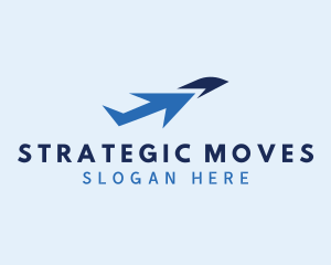 Arrow Cargo Airplane logo design