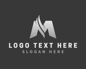 Letter M - Advertising Startup Letter M logo design