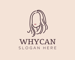 Beautiful Hair Woman Logo