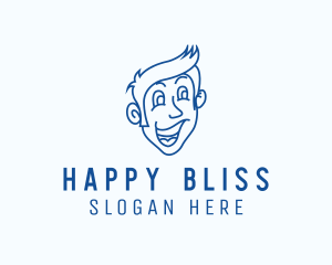 Happy Guy Face logo design