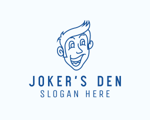 Joker - Happy Guy Face logo design