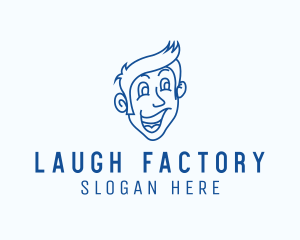 Comedy - Happy Guy Face logo design