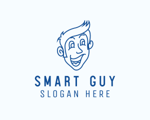 Guy - Happy Guy Face logo design