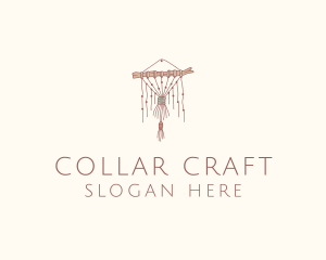 Branch Beads Macrame Curtain logo design