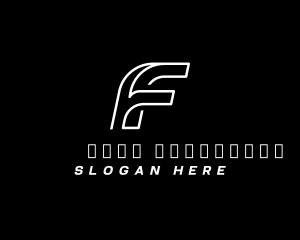 Minimalist - Active Team Brand Letter F logo design