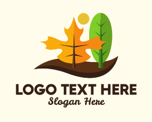 Leaf - Nature Eco Park logo design
