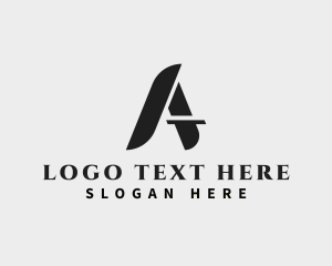Digital Marketing - Fashion Boutique Letter A logo design