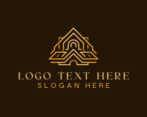 Structure - Luxury House Real Estate logo design