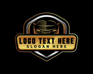 Drive - Car Detailing Shield logo design