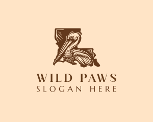 Louisiana Pelican Sanctuary logo design