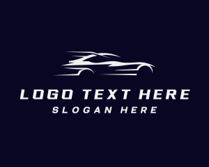 Transportation - Fast Car Racing logo design