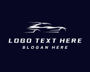 Racer - Fast Car Racing logo design