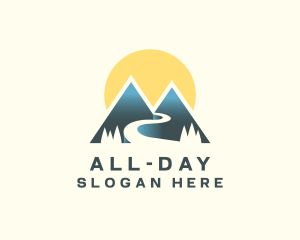 Sunset Mountain Path Logo