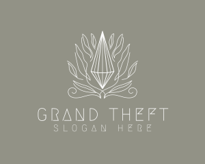 Elegant Diamond Crystal Logo