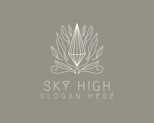 Elegant Diamond Crystal Logo