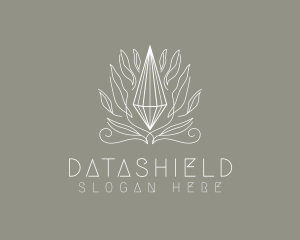 Elegant Diamond Crystal Logo