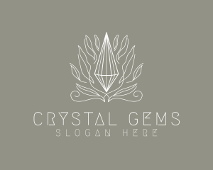 Elegant Diamond Crystal logo design