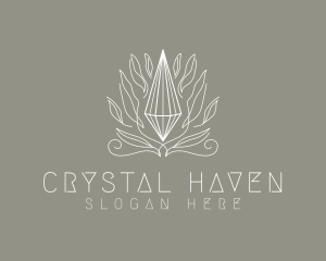 Elegant Diamond Crystal logo design