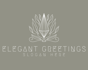 Elegant Diamond Crystal logo design