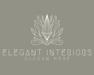 Elegant Diamond Crystal logo design