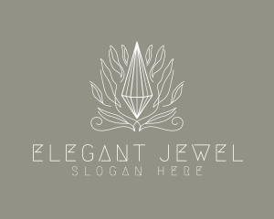 Elegant Diamond Crystal logo design