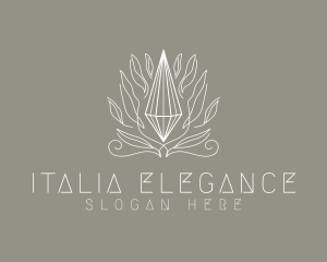 Elegant Diamond Crystal logo design