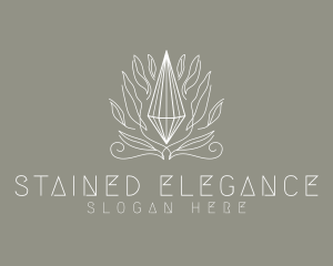 Elegant Diamond Crystal logo design