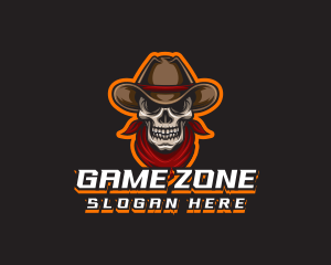 Cowboy Skull Gaming logo design