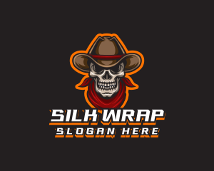 Scarf - Cowboy Skull Gaming logo design