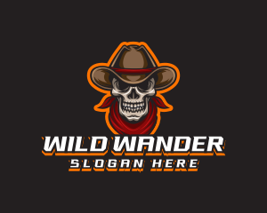 Cowboy Skull Gaming logo design